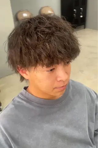 ショート パーマ メンズ メンズ専門サロン wokeのヘアスタイル