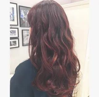 ロング カラー 💙美髪救世主💙 関華蓮のヘアスタイル