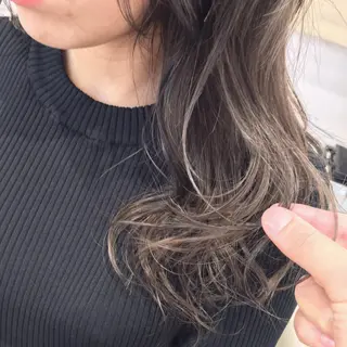 セミロング カラー 小田原NO1 美容師 飯田飛翔のヘアスタイル