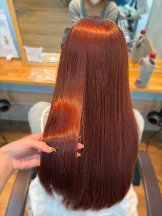 ロング カラー 🩶西 雪乃/透明感 くすみカラー🫧のヘアスタイル