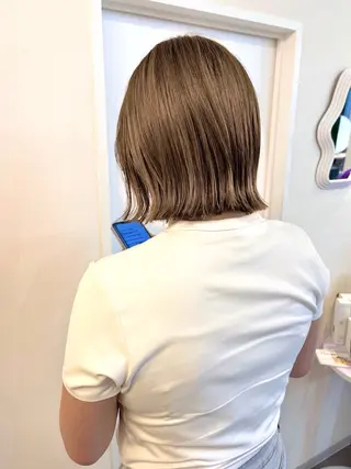 ミディアム カラー レイヤーカット/韓国 ヘア/ honokaのヘアスタイル