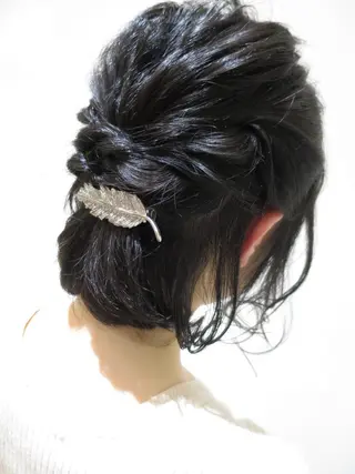 ショート ヘアアレンジ ショート×カラー 🦊堀米早紀【荻窪】のマツエク・マツパデザイン