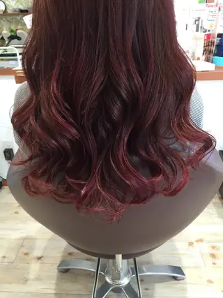 ロング カラー Licola リコラのヘアスタイル