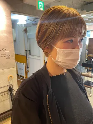 ショート さの あやねのヘアスタイル