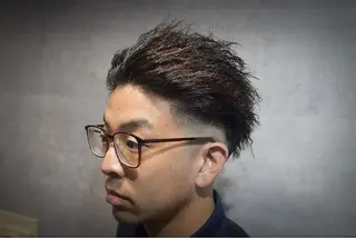 ショート パーマ ヘアアレンジ メンズ Bar Ber HouseLavie所属・中西 将斗のヘアスタイル