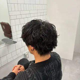 パーマ メンズ 【メンズ特化】中場 健人/西梅田/北新地のヘアスタイル