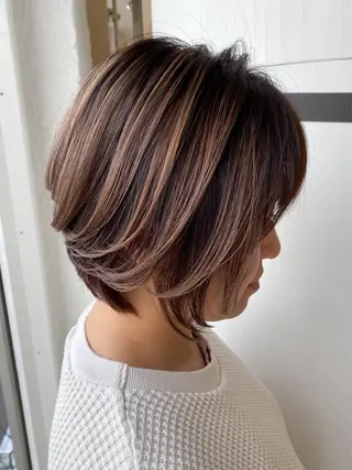 ショート カラー welring hair salonのヘアスタイル