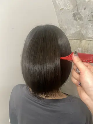ミディアム ニュアンスカラー/ 🫧レミ(坊主)のヘアスタイル