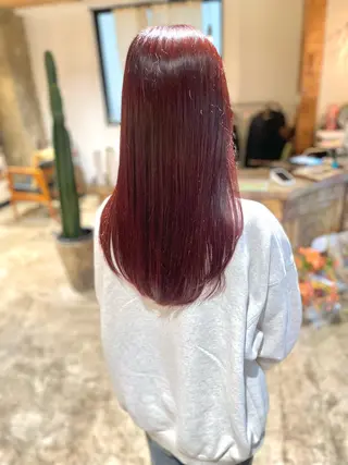 ロング カラー 日高 香織のヘアスタイル