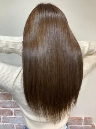 カラー ロング Reflet 新宿/プルエクステのヘアスタイル