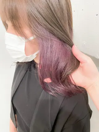 ミディアム カラー ✨カラー支持No.1 🧸ワキ カナコ🧸のヘアスタイル