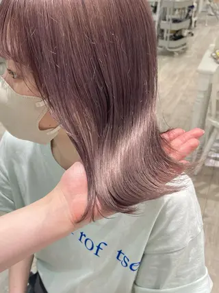 カラー 盛れる顔まわり✨🎀 レイヤー別所好葉のヘアスタイル