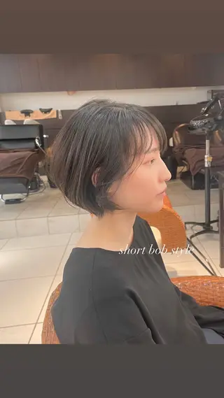 ショート ♡レイヤー/ボブ 透明感/うらら♡のヘアスタイル