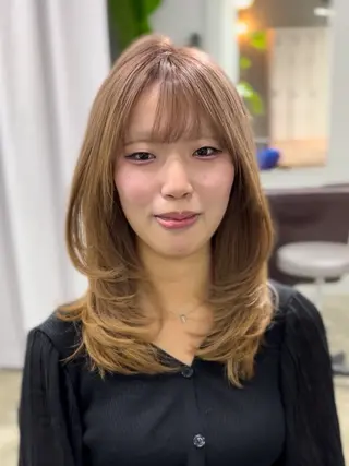 セミロング 朋生/トップスタイリ スト/メンズパーマのヘアスタイル