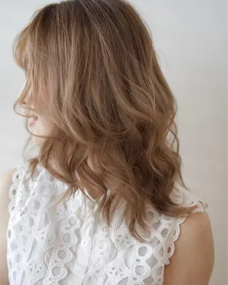 セミロング カラー パーマ ヘアアレンジ メンズ キッズ ネイル マツエク・マツパ 圧倒的なクォリティ✨ waku 岡崎店のヘアスタイル