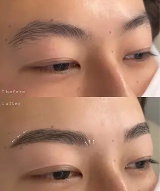 アイブロウ DEAN 名駅店 大人レイヤーカットのヘアスタイル