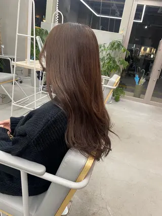 ロング カラー 前橋 姫奈のヘアスタイル