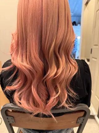 ロング カラー レディースモデル募集 角快利のヘアスタイル