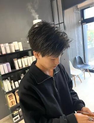 メンズ 郡山メンズ特化 KIZUNAのヘアスタイル