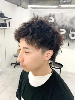 パーマ メンズ メンズサロン rootのヘアスタイル