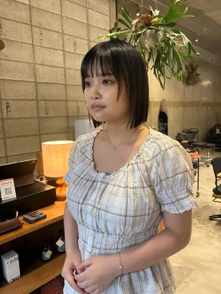 ショート 似合わせパーマ 鮫島竜海のヘアスタイル
