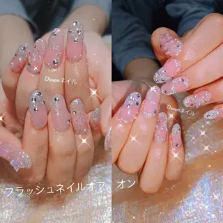 ネイル フィルイン・深爪矯正 長さ出し🎀のネイルデザイン