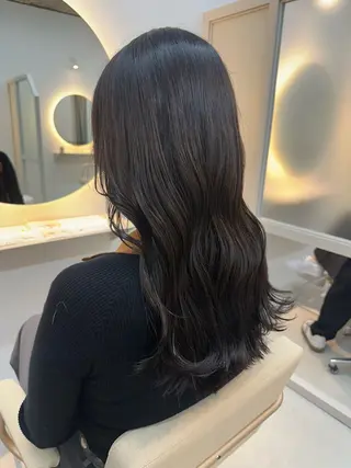 セミロング 池村美月 @透明感カラーのヘアスタイル