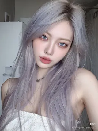 ロング カラー ブリーチカラー 🩵MIZUKIのヘアスタイル