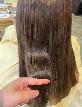 セミロング カラー 池袋 リピート◎武田藍花のヘアスタイル