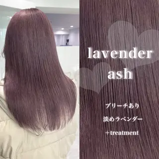 セミロング カラー 韓国風艶髪🎀 暖色カラー🤍のヘアスタイル