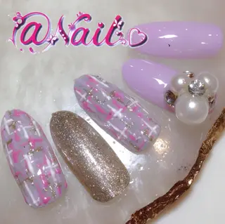 ネイル 小尾 栞のネイルデザイン