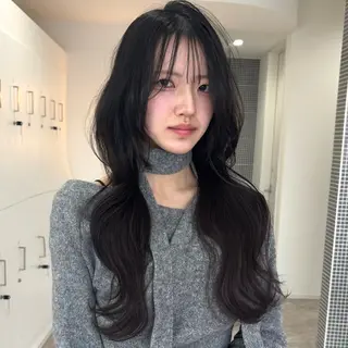 ロング 大人可愛い/韓国 レイヤー🎀まおのヘアスタイル
