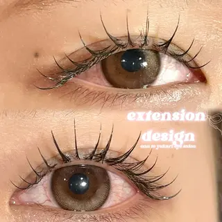 マツエク・マツパ 縁と縁enn-to-yukari所属・金倉 彩乃のマツエク・マツパデザイン