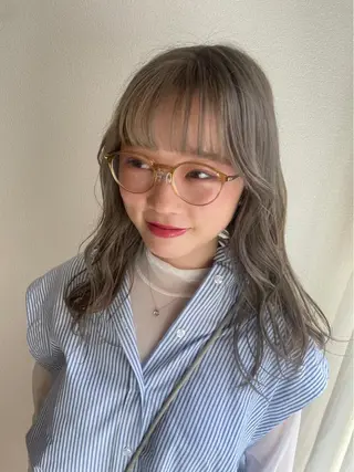 ロング カラー 🪞透け感&韓国ヘア 🪞honokaのヘアスタイル