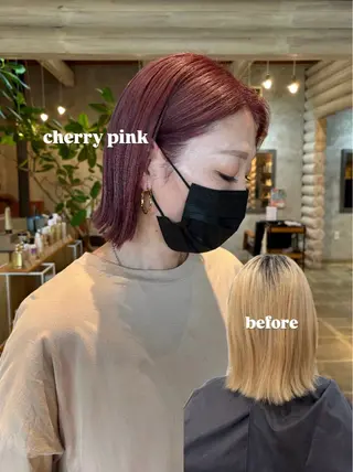 ショート カラー 似合わせレイヤー/ Wカラー🧸こころのヘアスタイル