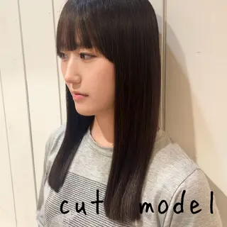 ミディアム ★韓国トレンドカット ★むなかたももかのヘアスタイル
