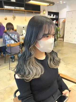 ロング カラー ヘアアレンジ 🎀暖色カラー🎀 ♡yurika♡のヘアスタイル