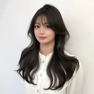 ロング カラー 韓国ヘア🇰🇷× 髪質改善🫧テルのヘアスタイル