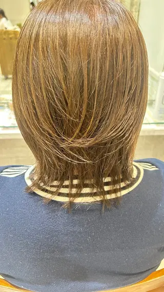 カラー 酸性ストレート特化× 艶髪師/及川のヘアスタイル