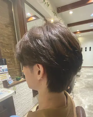 ショート カラー メンズ 菅野 奏のヘアスタイル