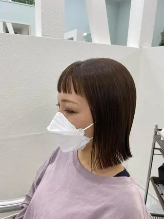 ショート カラー 中川 茜里のヘアスタイル