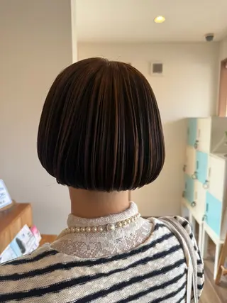 ショート カラー タガミ リンカのヘアスタイル