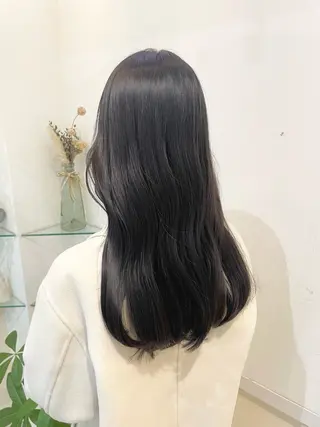 ロング カラー 髪質改善カラー🤍 エクステ✨君島由実子のヘアスタイル