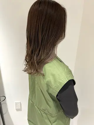 ミディアム 透明感カラー/ 髪質改善/裏田 遊のヘアスタイル