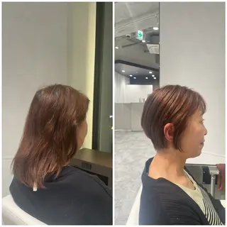 ショート 縮毛矯正特化🩰 竹口はるかのヘアスタイル