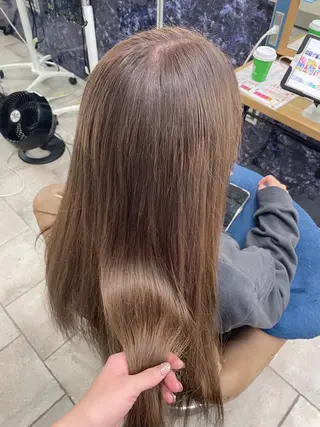 ロング カラー 🍒透明感カラー/ 艶カラー/さくら🍒のヘアスタイル