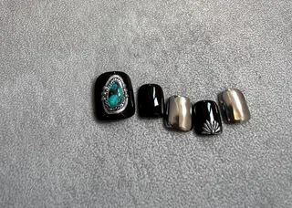 メンズ ネイル Sun Brown サンブラウンのネイルデザイン