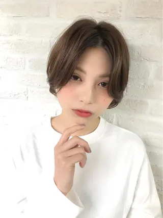 ショート カラー レイヤー×髪質改善✨ 渋谷/佐藤侑哉のヘアスタイル