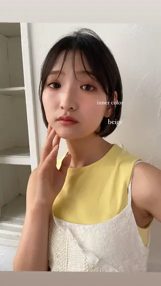 ミディアム 十川 明優花のヘアスタイル