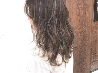 ミディアム カラー 艶髪育成サロン 京橋　shinのヘアスタイル